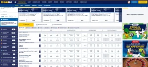 GoldBet scommesse sportive