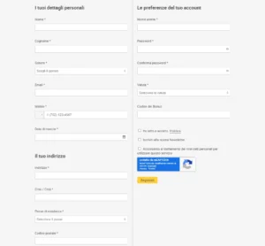 Registrarsi su ReloadBet - modulo iscrizione 2026