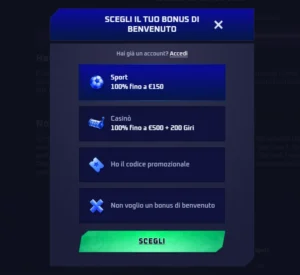Sportaza registrazione - modulo iscrizione e KYC 2026