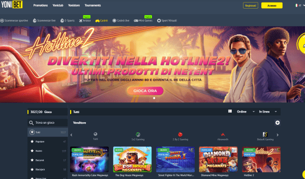 Yonibet casino online 4000 titoli slot live 2026