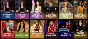 DragonSlots casino live roulette blackjack game show 2026