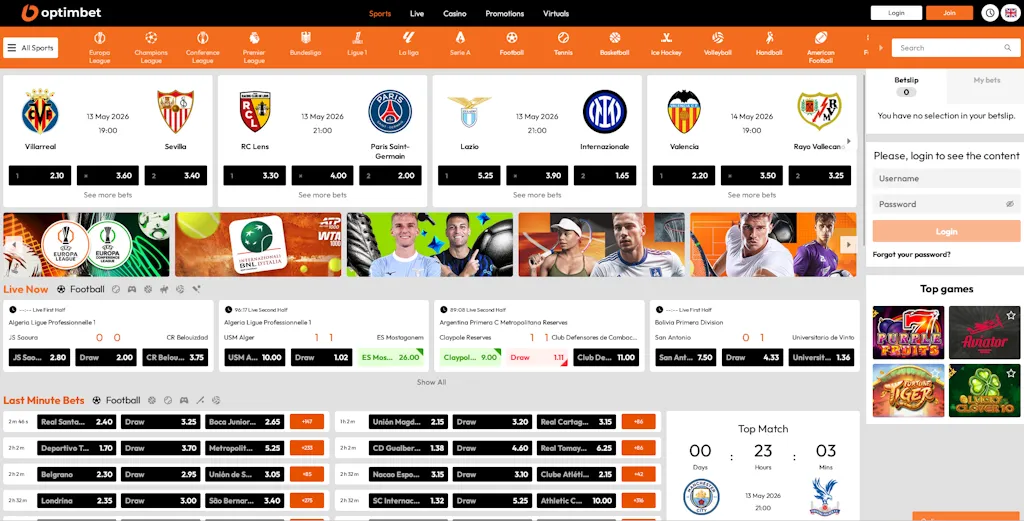 OptimBet recensione completa 2026 — bonus, giochi e scommesse OptimBet recensione completa 2026 — bonus, giochi e scommesse